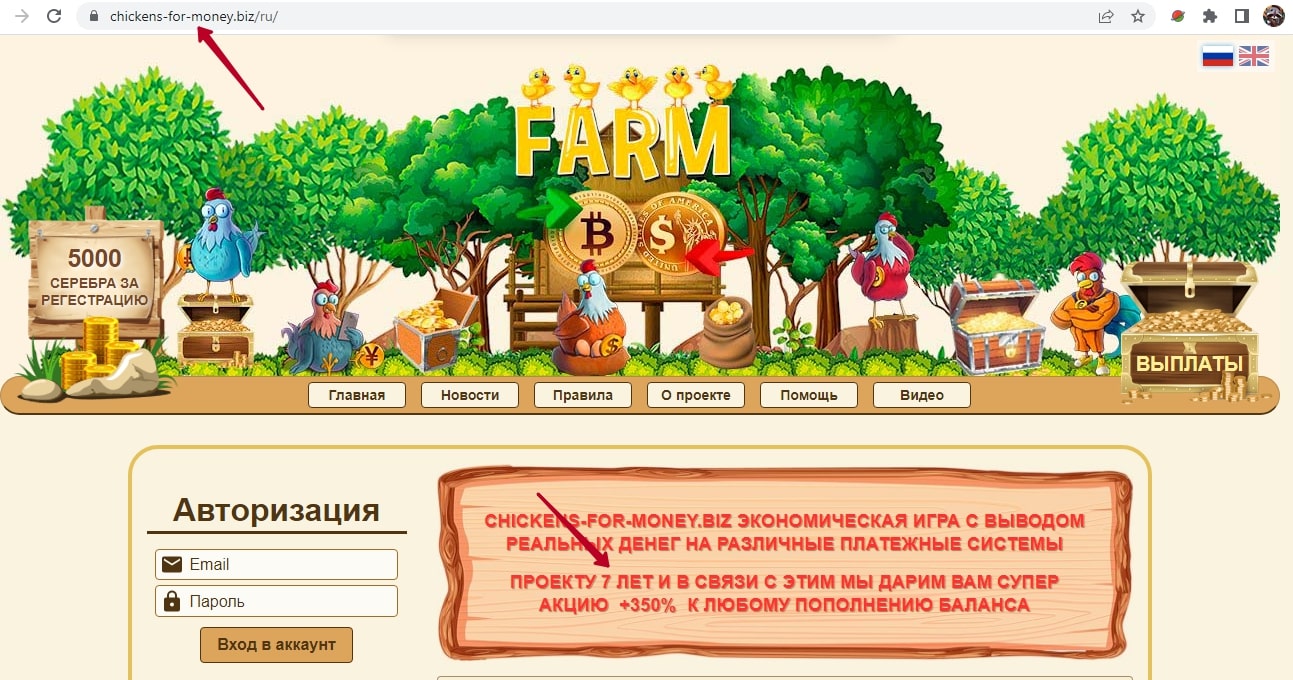 Chicken Farm сайт