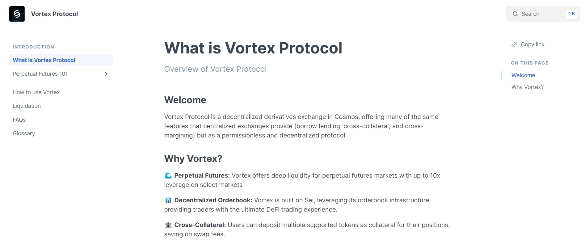 Vortex Protocol.io сайт